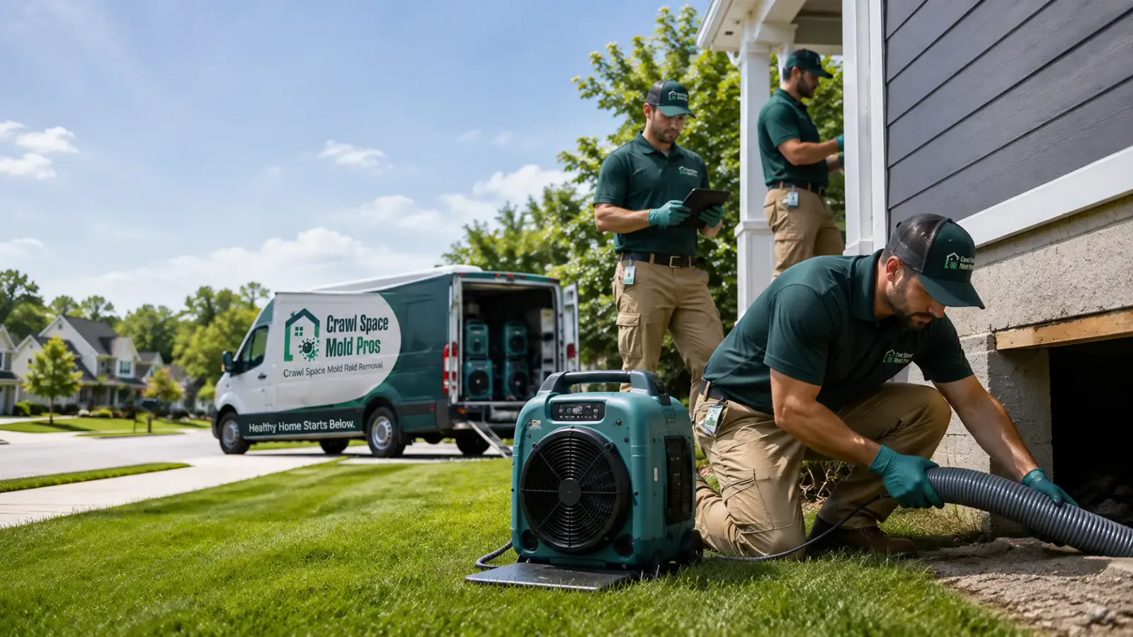 Crawl Space Mold Removal in West Milton, OH